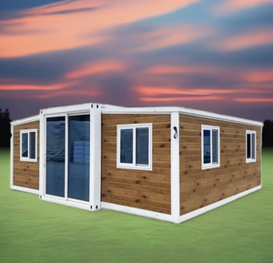 Casa contenedor expandible de 20 pies al por mayor, casa prefabricada de acero estándar australiana, opción de bajo costo para oficina, dormitorio, uso en tienda de hotel - Product Image 1