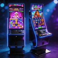 Máquina de Juego Zhuohua Nueva con Gabinete Metálico, Pantalla Táctil Dual Vertical y Horizontal, LED Personalizable, Enchufe Estadounidense, Inglés