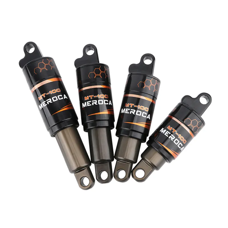 Meroca Bike Oil Spring Shock Absorber 125 150 165 190mm Scooter Rear Shock Absorber Spring Rear Shock MTB Mountain Bike