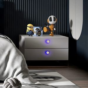 Poignées d'<span class=keywords><strong>armoire</strong></span> modernes en alliage de Zinc sensible au toucher de luxe boutons pour <span class=keywords><strong>armoire</strong></span> tiroir cuisine éclairage de sécurité de chambre d'enfants - Product Image 3