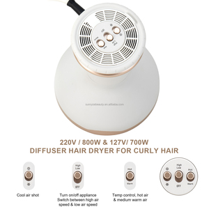 <span class=keywords><strong>Secador</strong></span> de <span class=keywords><strong>Pelo</strong></span> Voluminizador para Cabello Rizado, <span class=keywords><strong>Secador</strong></span> de Cabello con Difusor Anti-frizz para Cabellos Ondulados - Product Image 6