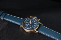 Reloj de Pulsera Cronógrafo de Lujo Top Time Deus Series de 41 mm para Hombre, Estilo Retro de Negocios, Reloj de Cuarzo con Correa Deportiva de 20 mm de Ancho
