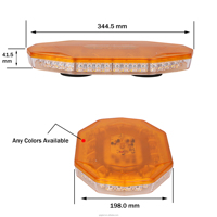 Flash de emergencia de seguridad LED Mini Barra de luces Soportes de techo de automóvil Ambulancia magnética Barra de luz de advertencia estroboscópica