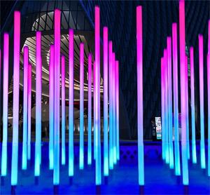 <span class=keywords><strong>Colonne</strong></span> colorée et lumineuse extérieure Lumières de paysage Festival <span class=keywords><strong>Colonne</strong></span> d'eau interactive Lumière courante - Product Image 1