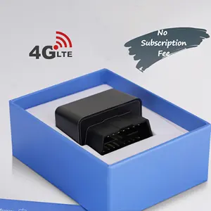 4G 2G OBD OBDII Xe GPS Tracker định vị thời gian thực theo dõi thiết bị không có phí đăng ký phát hiện ACC Chống Trộm