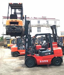 Used Forklifts <b>Transporting</b> Diesel Forklift Warehouse Forklift Pump PLC Core Chinese Brand Heli Factory Earth-moving Machine - Product Image 5