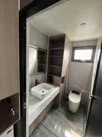 Luxe 20ft & 40ft Eco Capsule Bureau Pod Espace Cabine Préfabriqué en Acier et Panneau Sandwich Conteneur Maisons pour Hôtels et Salles de Bains