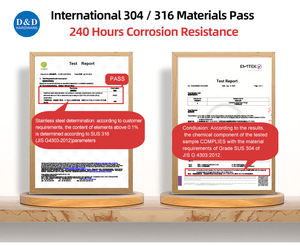 Bisagras de puerta Rodamiento de bolas de acero inoxidable Pivote Oro Negro CE UL Bisagra de puerta de metal de madera para dormitorio con clasificación de fuego - Product Image 4