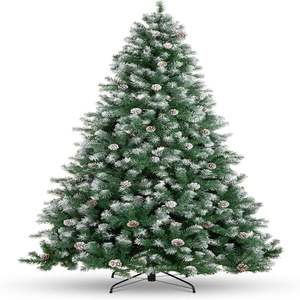Eco-Friendly Customized <b>Artificial</b> PVC PE Mixed Pine 5Ft Christmas Tree <b>Snow</b> Flocked Frosted Realistic USB Powered Weather - Product Image 5