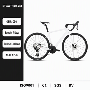 Vélo de route Aero 700C RS 24 vitesses, freins à disque hydrauliques, roues en alliage, guidon en carbone, vélo de course léger, prêt à être expédié rapidement - Product Image 6