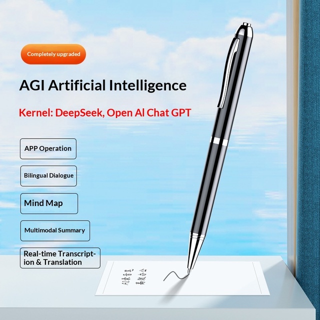 Q90A WAV USB 3.0 Noise Reduction Real-time Transcription Conversation Translation Summary File Sharing Smart AI voice recorder