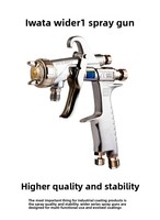 Pistolet de pulvérisation HVLP industriel à alimentation sous pression pour l'aérospatiale, 1000 ml/min, en aluminium moulé sous pression, buse 1,2-1,6 mm, gobelet de peinture 400-1000 ml