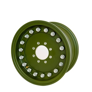 Çin dövme tekerlek fabrika yapımı <span class=keywords><strong>2</strong></span> parça jantlar 18x9.5 ordu yeşil özel kamyon için Beadlock tekerlek - Product Image 1