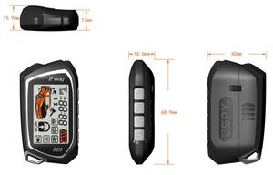 433.92 MHz 2-Way Tiger hệ thống báo động xe Keyless nhập cảnh và chống Cướp an ninh với silicon trường hợp - Product Image 3