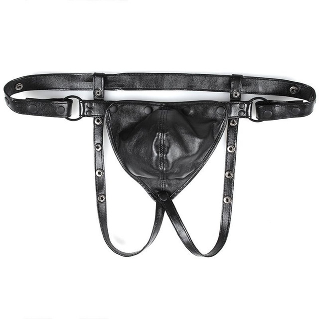 JiaYi European American Adult Men's Punk Leather Underwear and Bondage Gear