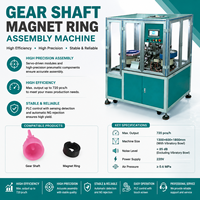 Équipement d'assemblage automatique PLC pour compteurs d'eau, inspection visuelle magnétique haute efficacité, 720 PCS/H, moteur avec garantie 1 an