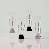 Tube de rouge à lèvres de 5 ml avec logo personnalisé, tube de remplissage liquide, tube d'emballage de rouge à lèvres, tube cosmétique pour gloss à lèvres