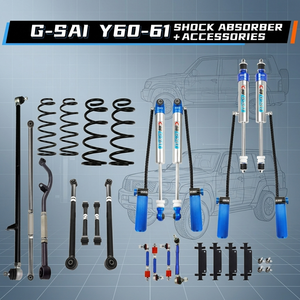 Amortiguador de Suspensión de Nitrógeno Electrónico Ajustable Delantero y Trasero, <span class=keywords><strong>Precio</strong></span> de Fábrica G-SAI, para Nissan Patrol Y61 Y60 Safari GQ GU - Product Image 2