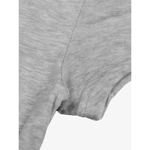 Daily Streetwear Coffee Shop Korean Minimalist Style Contrast Placket Slim Fit Women's Short Sleeve T-shirt - Product Image 3