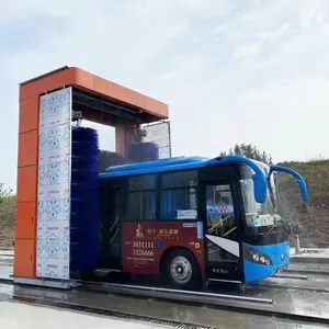 Shinewash automatic bus and truck cycle washing machine with 3 brush