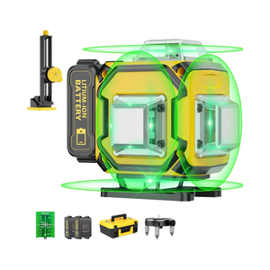 مستوى التسوية الذاتي ، 16 خط 4*1.2 ° مستويات وضع النبض الأخضر لبلاط الأرضيات صورة حائط معلقة - Product Image 1