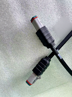 Kabel Perakitan ISOBUS Tembaga Murni untuk Otomotif, Adaptor Kabel Harness dengan Koneksi 4P/8P/16P/24P/48P, Isolasi PVC 300/350mm