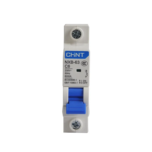<span class=keywords><strong>Disjoncteur</strong></span> miniature NXB-63 Chint 1P Interrupteur à air <span class=keywords><strong>Disjoncteur</strong></span> <span class=keywords><strong>bipolaire</strong></span> Type C C6 Chint - Product Image 1