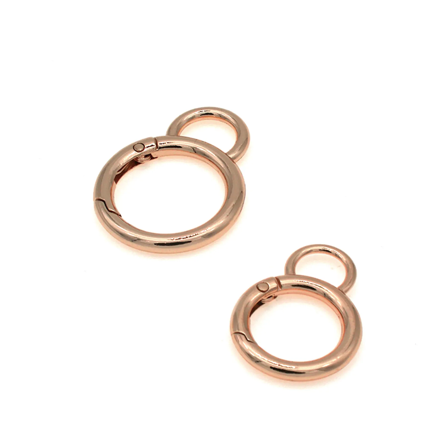 Handbag Accessories 25mm Round Gate Rings Key Ring Spring Opening 1" Circle Snap Clip Hook Spring O Ring