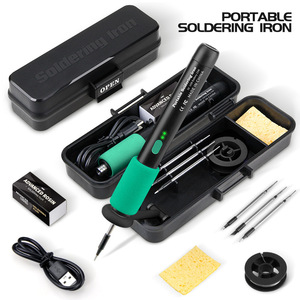 USB Rechargeable Wireless Soldering <b>Iron</b> Kit 5V 15W Portable Mini Welding Repair Tool Set - Product Image 2