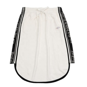 Abiti da donna dritti 2026, gonna casual a mezza lunghezza con coulisse in vita - Product Image 1