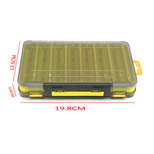 Venta directa de fábrica, caja Luya de doble cara, accesorios para equipo de pesca, caja de almacenamiento, lápiz de pesca, calamar, caja de cebo duro Minoan falso - Product Image 5
