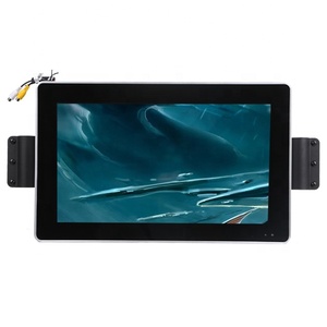 Écran de voiture OEM HD 24 pouces avec <span class=keywords><strong>tube</strong></span>, WIFI, BT, Android, moniteur publicitaire, affichage FM AV, TV de voiture pour bus, véhicule commercial - Product Image 1