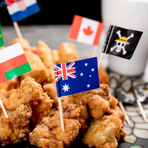 Drapeaux de cure-dents du Liban, petits mini-drapeaux <span class=keywords><strong>libanais</strong></span> pour cupcakes, drapeaux de cure-dents pour cocktails du Liban - Product Image 4