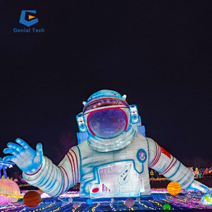 SG-RT221 Outdoor Park Lantern Festival Interaktive Astronauten laterne große Raum thema Laterne - Product Image 4