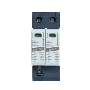 OEM T1+T2 2P 3P 1000v dc surge protector device 40ka solar spd for PV lightning protection