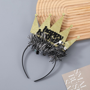 Diademas de Cumpleaños HLC, Accesorios para el Cabello de Año Nuevo, Decoración Festiva para Fiestas, Accesorios para Fotos para Reuniones de Año Nuevo - Product Image 5