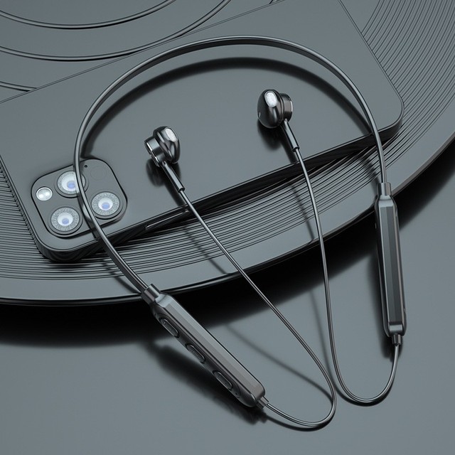 Wholesale Cheap Wireless Hanging Neck Sports Headsets TWS Audifonos Neckband Earbuds Earphones for 1 Dollar