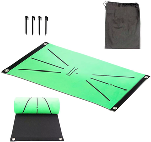 Ayuda para entrenamiento de Golf, goma absorbente de golpes, detección de columpio, análisis de bateo, alfombrilla de golpe con Base suave, corrección de trayectoria de columpio - Product Image 1