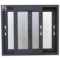 Ventana Corredera Plegable con Marco de Aluminio y Mosquitera