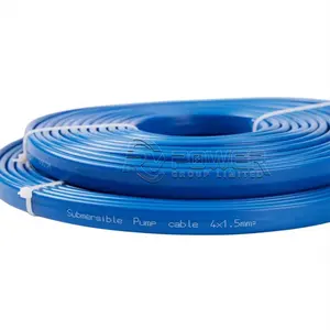 Custom 6mm 10mm 3 core 4 core flexible submersible Pump wire Cable