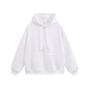 100% Cotton <b>Blank</b> Thick Fleece Heavy <b>Weight</b> Oversized Custom Print Logo Men's Hoodies & Sweatshirts - Product Image 3