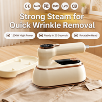 Défroisseur Vapeur Portable Électrique pour Vêtements, Utilisation à Domicile et en Voyage, Fer à Repasser Vapeur Humide et Sec pour Vêtements
