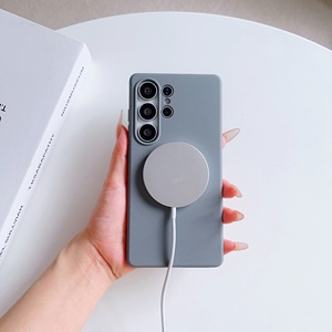 เคสโทรศัพท์มือถือแบบแม่เหล็กสีพื้นด้าน ป้องกันรอบด้าน 360 องศา พร้อมเลนส์ป้องกัน รองรับการชาร์จไร้สาย สำหรับ Samsung S26 Ultra - Product Image 6