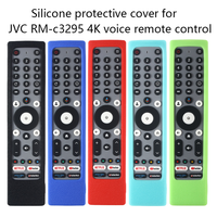 Étanche pour JVC RM-C3295 4K télécommande vocale étui de protection en Silicone pour nouvelle LED Smart TV couleur Silicone
