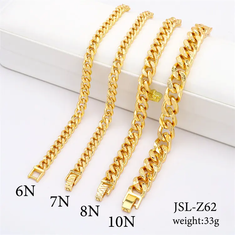 Dubai golden bracelet latest designs 24k cuban chain bracelet bangles gold plated jewelry wholesale