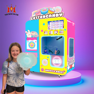 Distributeur automatique professionnel de barbe à papa sucre barbe à papa <span class=keywords><strong>Robot</strong></span> automatique Machine à barbe à papa - Product Image 2