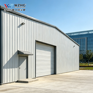 Centre de distribution préfabriqué avec une grande structure en acier à travée libre - Product Image 1