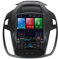 Radio de Coche Estéreo con Pantalla LCD de 10.4 Pulgadas con Android Auto y CarPlay para Ford Kuga/C-Max/Escape 2013-2018, Navegación GPS, Pantalla Táctil