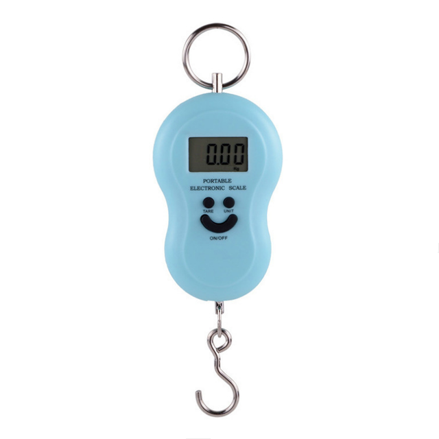 Portable Digital 50kg Luggage Weighing Scale with Battery Power for Suitcases & Bags