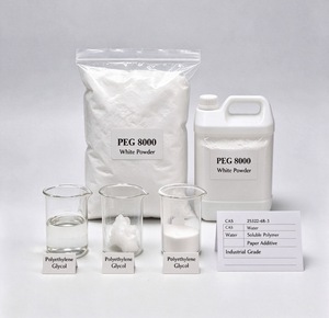 พอลิเมอร์ PEG สำหรับอุตสาหกรรมกระดาษ PEG 400 600 3350 สารเติมแต่งสำหรับการผลิตกระดาษ สารเคลือบผิว รูปแบบของเหลวและของแข็ง - Product Image 1